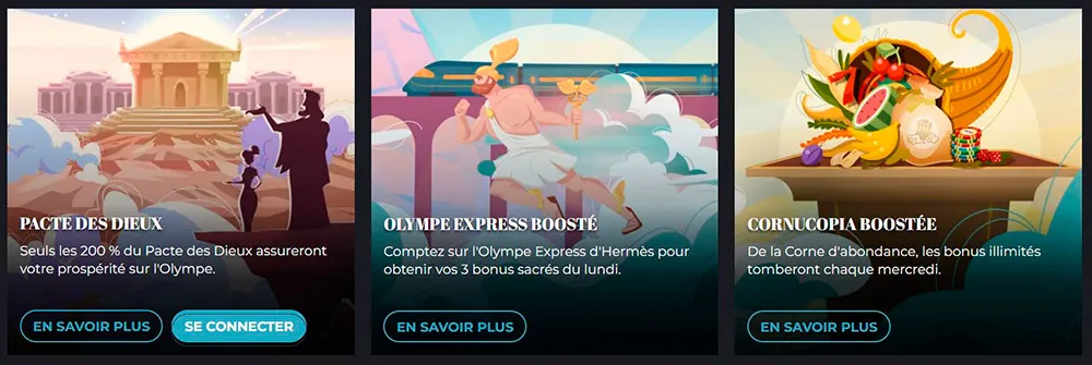 olympe-casino-les-bonus-offerts